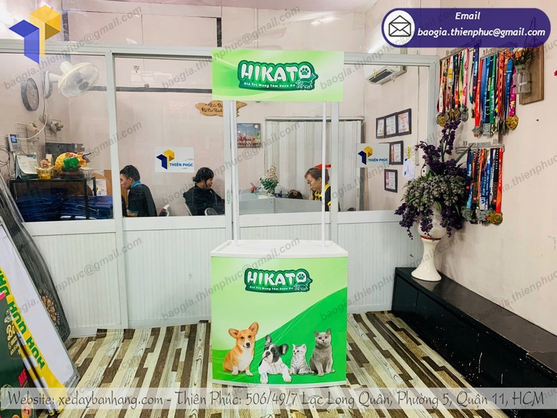 Các mẫu booth nhựa cho quảng cáo mang đến trong việc Marketing